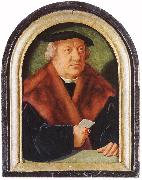 BRUYN, Barthel Portrait of Scholar Petrus von Clapis oil on canvas